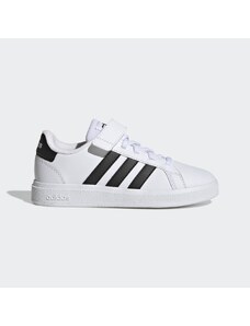 Adidas Grand Court Court Elastic Lace and Top Strap Shoes