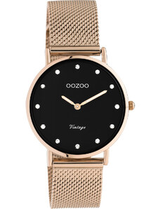 OOZOO Vintage - C20244 , Rose Gold case with Stainless Steel Bracelet