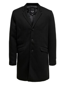 Only & Sons Ανοιξιάτικο και φθινοπωρινό παλτό 'Julian King' μαύρο