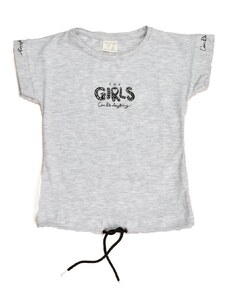 Potre Παιδική μπλούζα με τύπωμα και στρας GIRLS