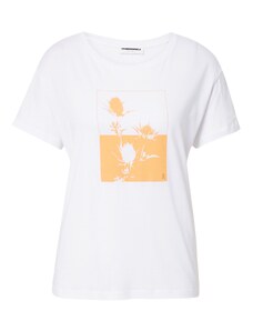 ARMEDANGELS Μπλουζάκι 'NELA' πορτοκαλί / λευκό