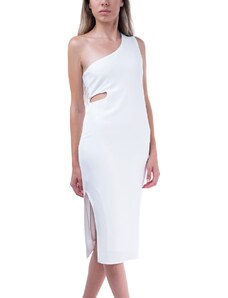 MY T Φορεμα S22T5105 white