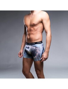 Prince Oliver Boxer Λευκό με Χελώνα Cotton Stretch WILD LIFE COLLECTION