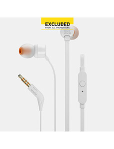 JBL T110, InEar Universal Headphones 1-button Mic Ακουστικά