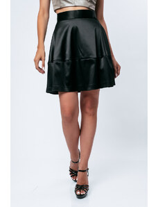 FreeStyle Satin Mini Skirt Μαύρο
