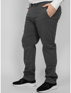 mrXXL Ανδρικό Παντελόνι Chinos Plus Size - Γκρι