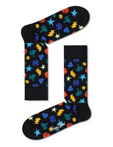 Κάλτσες Ανδρικά Happy Socks Μαύρο PLA01-9300