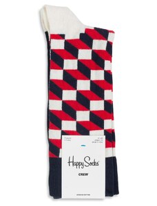 Κάλτσες Ανδρικά Happy Socks Κόκκινο FILLED OPTIC