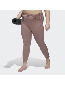 Adidas Yoga Studio Gathered 7/8 Leggings (Plus Size)