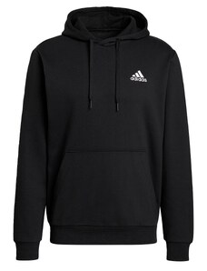 ADIDAS SPORTSWEAR Αθλητική μπλούζα φούτερ 'Essentials Fleece' μαύρο / λευκό