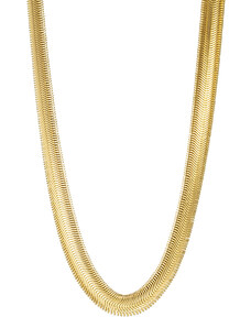 Γυναικείο κολιέ αλυσίδα φίδι ατσάλι 316L χρυσό bode 02249