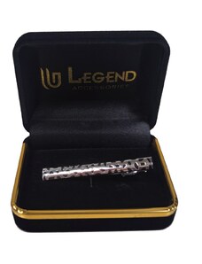 Legend - LGTC-Τ09 - Tie Clip - Silver - Αξεσουάρ Κλιπ Γραβάτας