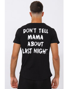 Be-casual Ανδρικό T-shirt Mama Black