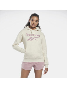 Reebok Sport Reebok Identity Logo Fleece Γυναικεία Μπλούζα με Κουκούλα