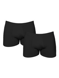 Walk ανδρικό boxer black cotton comfort fit w1760-0202