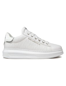 KARL LAGERFELD M Sneakers Monogram Emboss Lo KL52549 011-white lthr