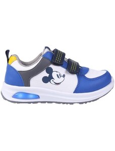 Disney Sneakers Mickey με φωτάκια 4950 λευκό-μπλε