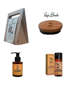 Σετ περιποίησης για γενειάδα, Beard gift set, Shampoo 100ml, Olio 50ml, Χτενάκι γενειάδας | Renee Blanche