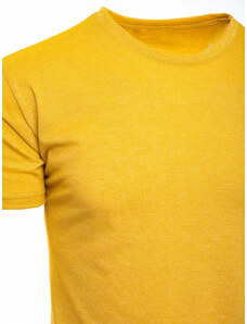 Κίτρινο ανδρικό T-shirt Dstreet
