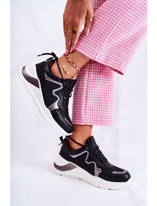 Kesi Γυναικεία Sneakers Μόδας Black Allie