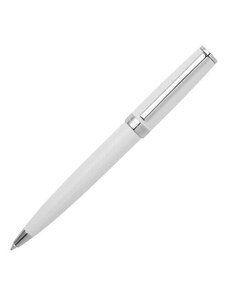 HUGO BOSS Ballpoint pen Gear Icon White Στυλό Λευκό/Ασημί -
