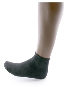 LOVE4SHOES DU XING 40-46 socks Ανδρικές πετσετέ Κάλτσες αστραγάλου ΓΚΡΙ