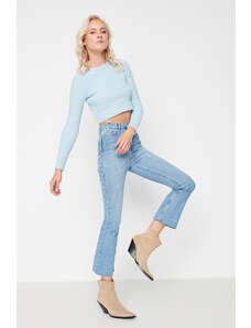 Trendyol Jeans - Μπλε - Φαρδύ πόδι