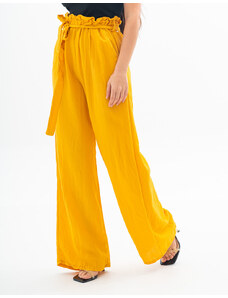BELTIPO Γυναικεία Ψηλόμεση Παντελόνα Κίτρινο