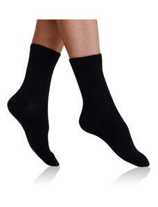 Bellinda Μπελλίντα COTTON MAXX LADIES SOCKS - Γυναικείες βαμβακερές κάλτσες - μαύρες