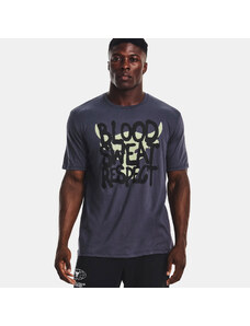 UNDER ARMOUR UA PROJECT ROCK PAYOFF T-SHIRT ΓΚΡΙ