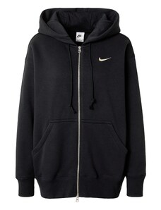 Nike Sportswear Ζακέτα φούτερ 'PHNX FLC' μαύρο / λευκό