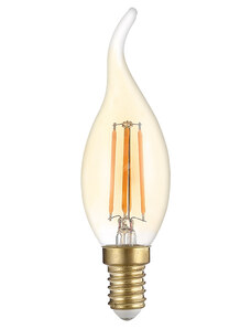 OPTONICA LED λάμπα Candle T35 Filament 1491, 4W, 2500K, E14, 400lm