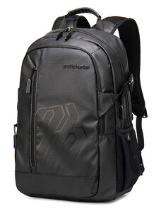 ARCTIC HUNTER τσάντα πλάτης B00387 με θήκη laptop 15.6", 26L, USB, μαύρη