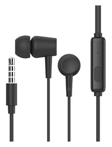 CELEBRAT earphones G13 με μικρόφωνο, 10mm, 3.5mm, 1.2m, μαύρο