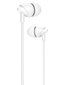 USAMS earphones με μικρόφωνο EP-39, 10mm, 3.5mm, 1.2m, λευκά