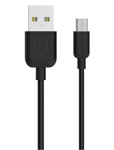 USAMS καλώδιο USB σε Micro USB US-SJ098 U-Turn, 10.5W, 1m, μαύρο