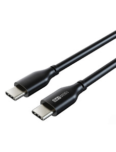 CABLETIME καλώδιο USB-C CT-CM100, 100W PD, 480Mbps, 1m, μαύρο