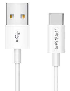 USAMS καλώδιο USB-C σε USB US-SJ285, 10W, 1m, λευκό