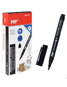 UMIDIGI MP ανεξίτηλος μαρκαδόρος PE415-S για CD-DVD, 1mm, μαύρος 12τμχ