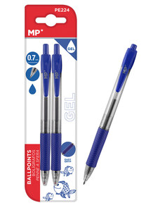 UMIDIGI MP στυλό διαρκείας gel PE224, 0.7mm, μπλε, 2τμχ