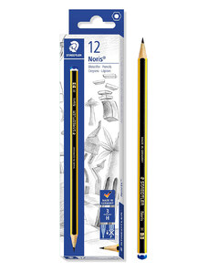 UMIDIGI STAEDTLER ξύλινο μολύβι Noris 120-3, εξάγωνο, H3, 12τμχ