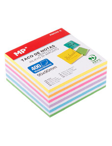 UMIDIGI MP χαρτάκια σημειώσεων PN032-3, 90x90mm, 400τμχ, χρωματιστά