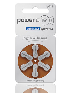 UMIDIGI POWER ONE μπαταρίες ακουστικών βαρηκοΐας P312, mercury free, 1.45V, 6τμχ