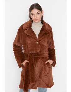 Γυναικείο παλτό Trendyol Plush