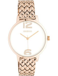 OOZOO Timepieces - C10923, Rose Gold case with Stainless Steel Bracelet
