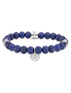 POLICE Bracelet Talisman Crest Beads | Silver Stainless Steel PEAGB2120115