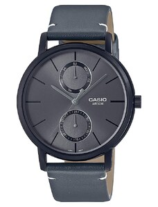 CASIO Collection MTP-B310BL-1AVEF Black Leather Strap