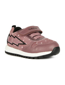 Geox B Alben G.A. Dark Rose/Black (22-27) Παιδικά Ανατομικά Sneakers Ροζ/Μαύρο (B263ZA 0BS02 C8049)