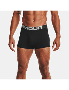 UNDER ARMOUR UA CHARGED COTTON 3IN BOXERJOCK 3-PACK ΜΑΥΡΟ