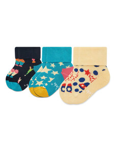 Σετ ψηλές κάλτσες παιδικές 4 τεμαχίων Happy Socks